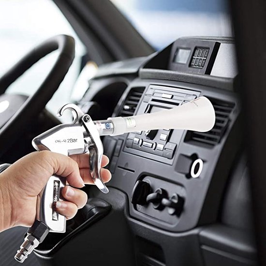 Nieuwe Air Pulse Cleaning Gun Effect voor auto, Bekleding, Kunststof, Tapijt