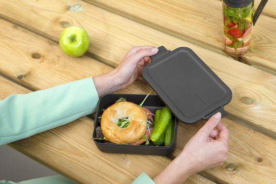Boîte à lunch Brabantia Make & Take - Medium - Plastique - Gris foncé