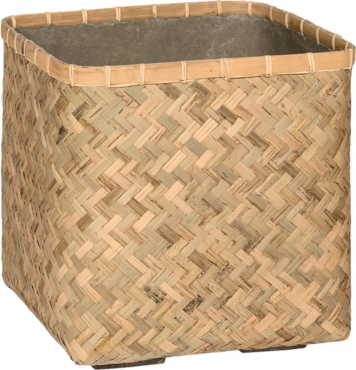 Pottery Pots - Plantenbak - (S) Kobe M - L40cm x W40cm x H41cm - Indoor en Outdoor - Bamboo