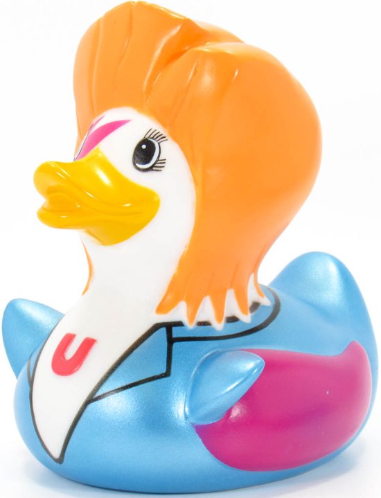 Deluxe ZAG DUCK david bowie ziggy stardust Duck van Bud Duck: Mooiste Design badeend ter Wereld SPECIAL EDITION 2017 2018 10CM van Deluxe — afbeelding 4