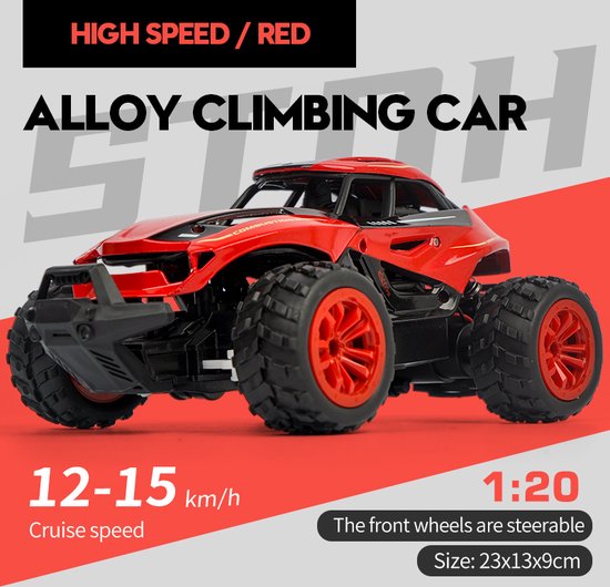 Kizeefun Remote Controlled Car, 2.4 GHz, 1/20 RC Car, Off-Road