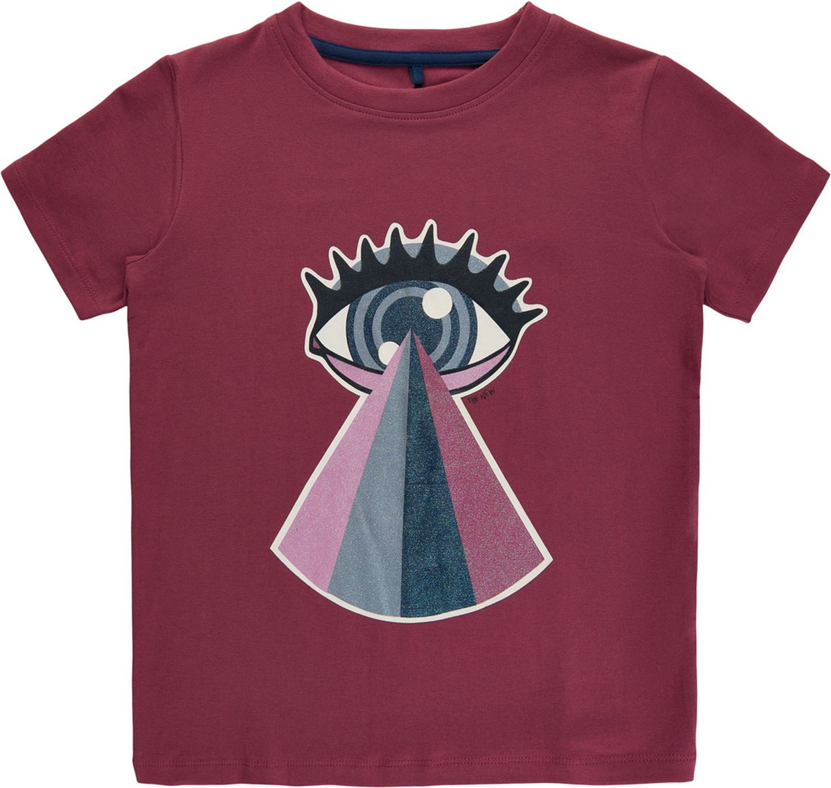 The New t-shirt meisjes - bordeaux - TNdebba TN4496 - maat 146/152