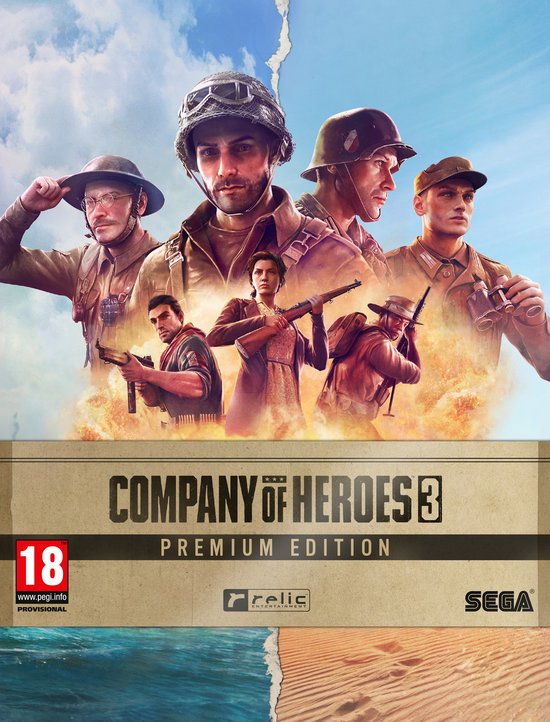 Cover van de game Company of Heroes 3 - Premium Edition - PC (Bol.com Exclusief)