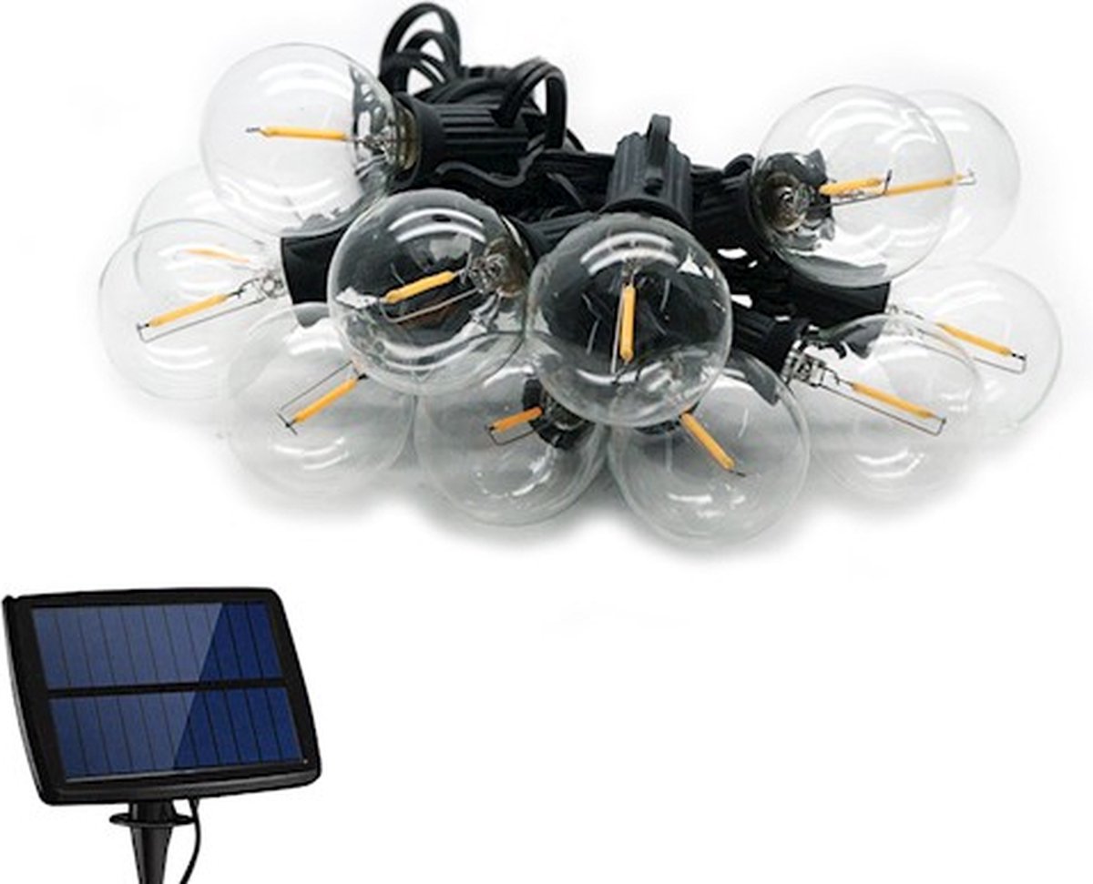 Forever RTV100004 - Solar tuin guirlande 5,5 meter met led bulbs
