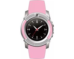 Belesy® VITAL – Smartwatch Heren – Smartwatch Dames – Horloge – Touchscreen Kleurenscherm – Stappenteller – Hartslag – Slaapmonitor – Calorieën – Belfunctie – Camerafunctie – IP67 Waterproof – Bluetooth – Roze - Moederdag