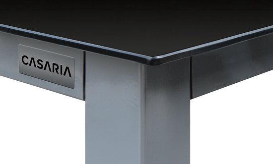 Casaria Tuinset - 6 Personen Aluminium 6 stoelen 1 Tafel - Zilver
