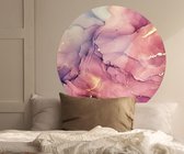 Muurcirkel Acrylic pink purple - Wallz | Forex | Ø60cm | Inclusief ophangsysteem