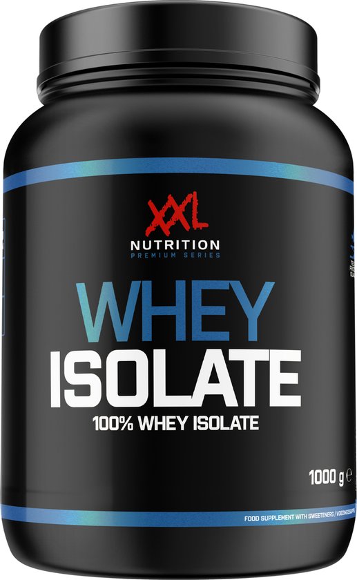 XXL Nutrition - Whey Isolaat - Proteïne poeder, Eiwit Shakes, Whey Protein Isolate Eiwitpoeder - Vanille - 1000 gram