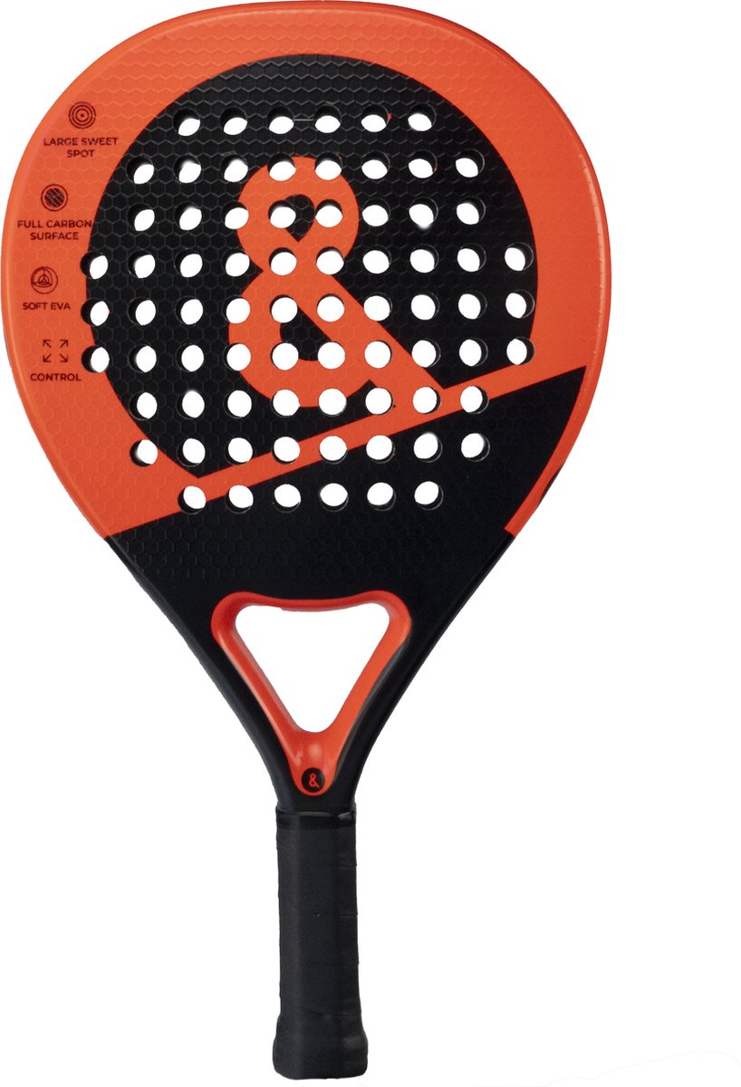 &ERGY Control Padel racket | 3K Carbon | Druppelvorm | Geschikt racket voor zowel beginnende - als ervaren spelers