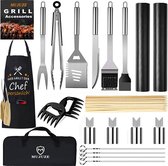 Grillset - Luxe BBQ Gereedschap Accessoires-set – duurzaam – RVS