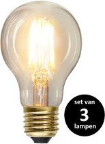 Star Trading LED Peertje (Standaard maat) lichtbron - E27 - Niet dimbaar - Super Warm Wit <2200K - 2.3 Watt - vervangt 30W Halogeen  - set van 3