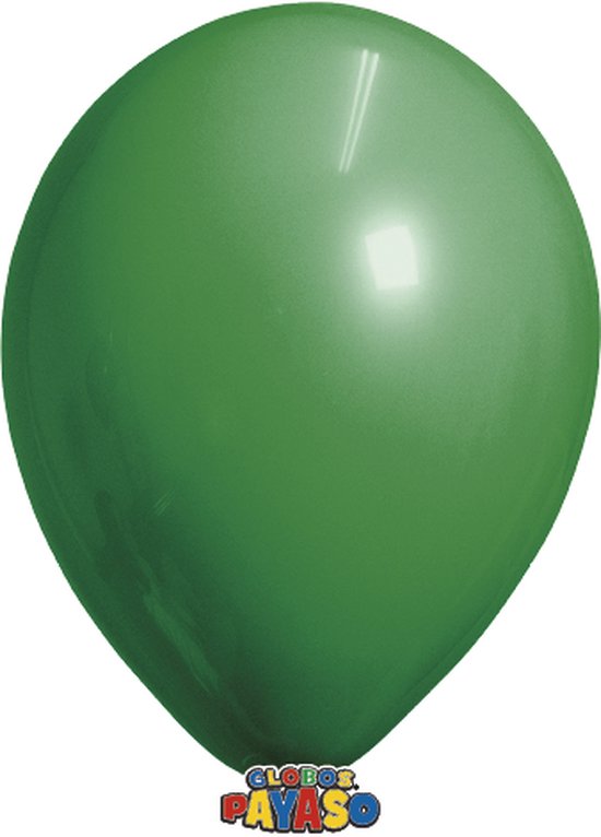 Zakje Met 15 Smaragdgroene Ballonnen 30cm Doorsnee Biologisch Afbreekbaar