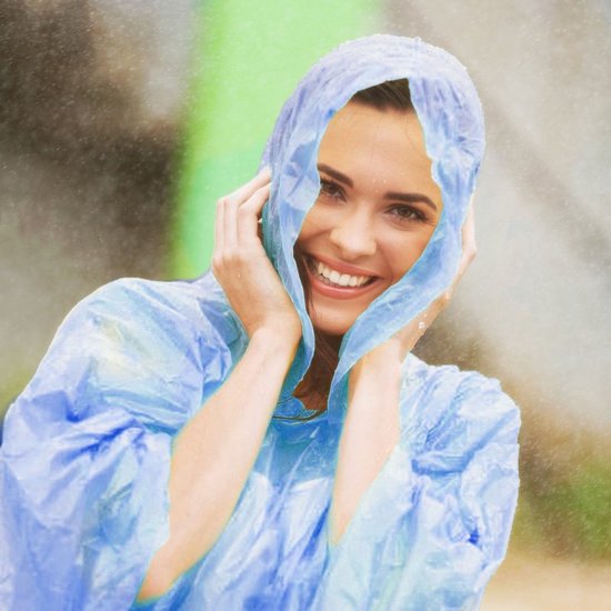 Regenponcho Transparant - Gratis Verzonden