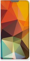 Smartphone Hoesje Motorola Moto G52 | Moto G82 Leuk Book Case Polygon Color