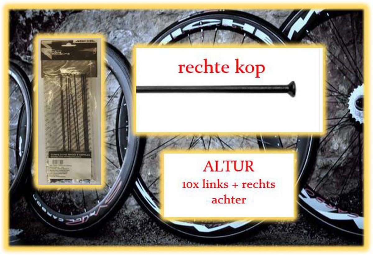 Miche Spaak+nip. 10x LA+RA Altur