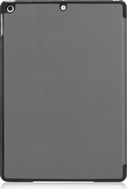 Hoesje Geschikt voor iPad 10.2 2021 Hoesje Case Hard Cover Hoes Book Case - Grijs