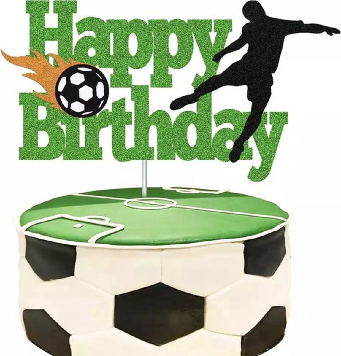 Décorations Gâteau Fitness – 25 Pièces, Thème Haltères, Carton Et Bambou, Pour Anniversaire Sportif