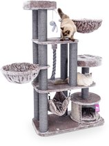 Petrebels Poteau à chat pour grands chats Vista 170 Cappuccino - 100 x 50 x 170 cm - Maine Coon Scratching Post