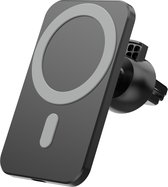 Auto lader/Houder - Geschikt voor MagSafe - Geschikt voor iPhone 12 Pro / Max / Mini - Magnetisch - Wireless Charging - One Hand Plug