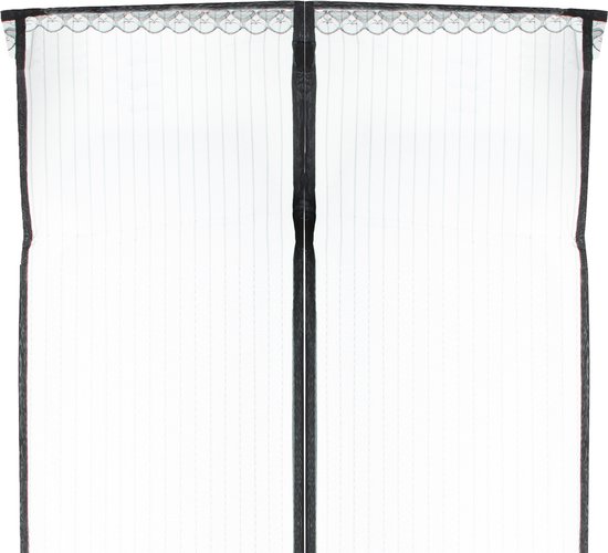 Muggennet - Vliegengorden - Vliegengordijn - Magnetische klamboe voor de deur - 160X230CM - Muggennet - Horgordijnen - Zwart — afbeelding 2