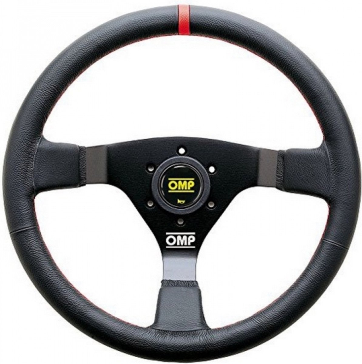 Racing Steering Wheel OMP OMPOD/1980/NR Ø 35 cm Black/Red