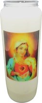 Bougie de neuvaine Sainte Femme 014 - Brûleur 9 jours (5 pièces)