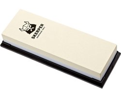 Skerper Basic SH002 Combinatieslijpsteen 1000/3000 Grit, voor het Scherp Slijpen van een Keukenmes of Zakmes