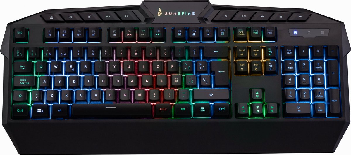 Verbatim KingPin toetsenbord Gamen USB QWERTY Spaans Zwart