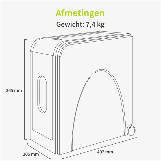 OLYMPIA APS410K - Destructeur de Papier Bureau Vue Fenêtre Coupe Cross 16L P4 Jusqu'à 10 Feuilles Zwart