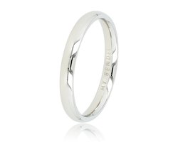 My Bendel - Gladde Stapelring Zilverkleurig 2,5 Mm - Gladde Stapelring • 2.5 Mm • Zilverkleurig • Stainless Steel - met Luxe Cadeauverpakking | Sieraden Voor Dames | Maat 21.00 Mm / Maat 66