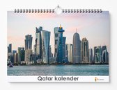 Qatar kalender XL 42 x 29.7 cm | Verjaardagskalender Qatar | Verjaardagskalender Volwassenen