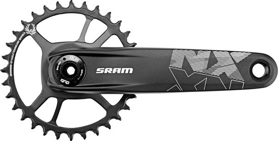 Sram Nx Eagle Boost Dub Direct Gemonteerd Crankstel Zwart 170 mm / 32t