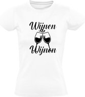 Wijnen Wijnen Dames t-shirt | wat een gezeik | cadeau | grappig | logo