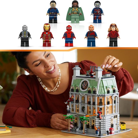 LEGO Marvel Sanctum Sanctorum Collectible met Iron Man en Doctor Strange Minifiguren - 76218 - LEGO