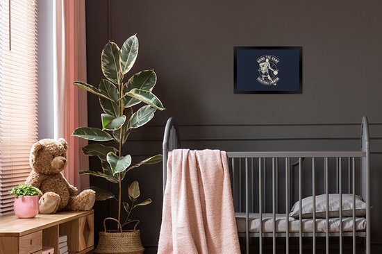 Affiche avec cadre Basketbal - Sport - Rétro - 30x20 cm