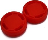 Gadgetpoint | Gaming Thumbgrips | Performance Antislip Thumbsticks | Joystick Cap Thumb Grips | Accessoires geschikt voor Nintendo Switch Joy-Con Controllers | Cirkel - Rood | Vaderdag Cadeau