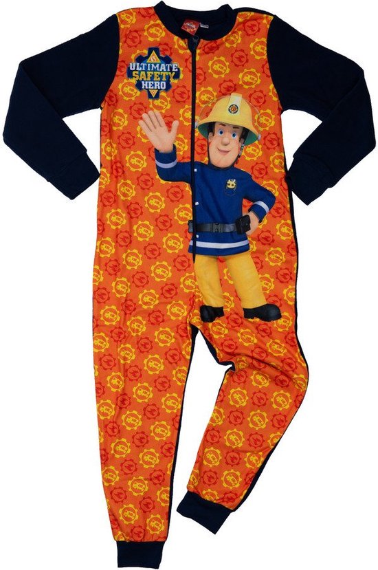 Brandweerman Sam onesie - jumpsuit / pyjama / huispak - maat 110/116 |  bol.com