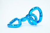 Tangle Metallic Junior - blauw - The Original Fidget Toy