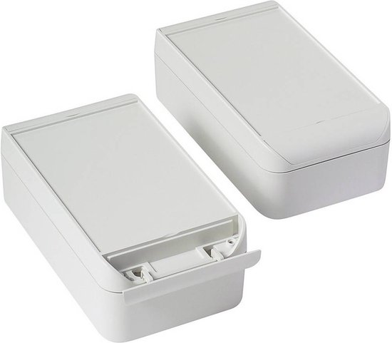 Foto: Okw smart box c6011141 universele behuizing asa pc grijs wit ral 7035 1 stuk s 