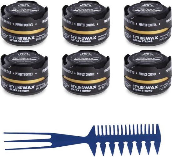 BIO WAX KERATIN STYLING WAX EXTRA STRONG 150 ML+ FREE STYLING COMB