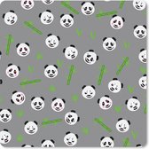 Muismat - Mousepad - Panda - Bamboe - Design - 30x30 cm - Muismatten