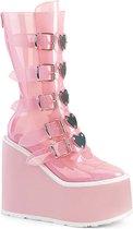 DemoniaCult - SWING-230C Plateau Laarzen - US 10 - 40 Shoes - Roze