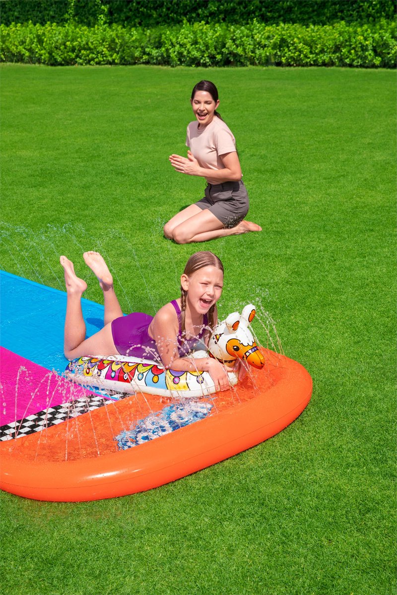 Bestway H2OGO! waterglijbaan Lama Rama race