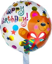 Folieballon happy birthday beer 45 cm