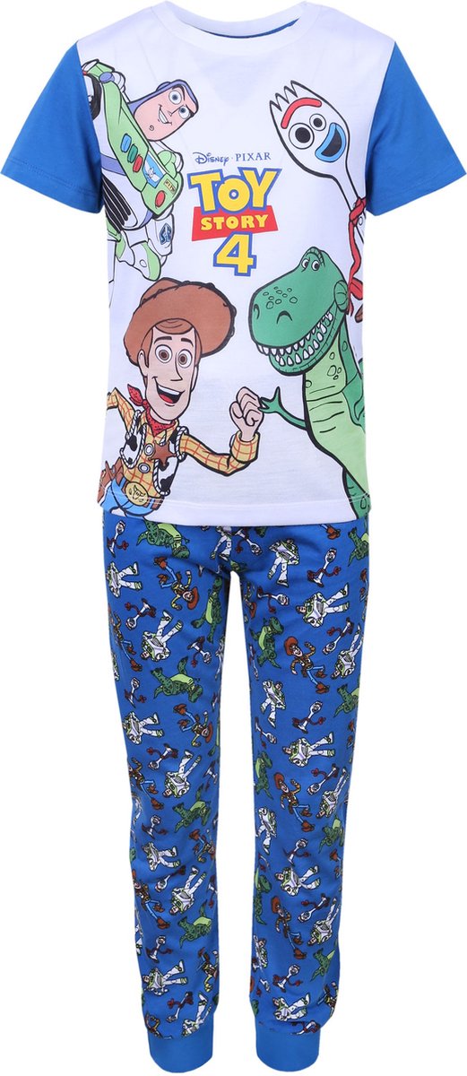 Blauw-Witte Tweedelige Pyjama voor Jongens - Toy Story DISNEY / 98