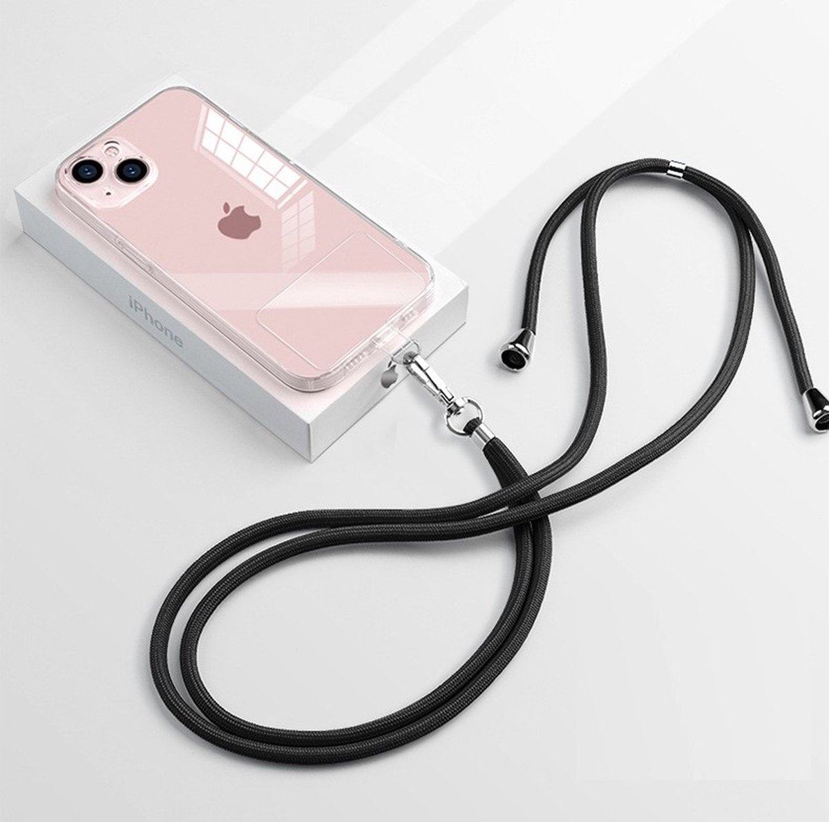 Golifyne 2 stuks mobiele telefoonkoorden pads | universele telefoonketting, armband houder patch | Tether tabs voor alle smartphones/iPhone/Samsung/Huawei - Grijs & Transparant Golifyne 2 stuks mobiele telefoonkoorden pads | universele telefoonketting, armband houder patch | Tether tabs voor alle smartphones/iPhone/Samsung/Huawei - Grijs & Transparant