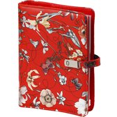 Kalpa 1111-04 Hervulbaar Personal (Standaard) Planner Agenda Sea of ​​Flowers Rood 1 week per 2 paginas 2024-2025-2026