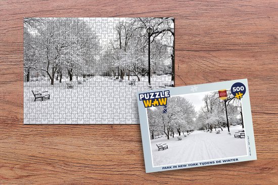 Puzzle Park à New York pendant l'hiver - Jigsaw puzzle - Puzzle 500 pièces - Sinterklaas présente - Sinterklaas for big kids