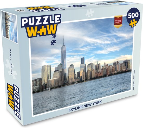 Puzzle Skyline New York - Puzzle - Puzzle 500 pièces - Cadeaux Sinterklaas - Sinterklaas pour les grands enfants