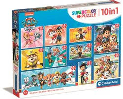 foto van Clementoni - Puzzel - 10 Puzzels in 1 Doos - Paw Patrol - van 18 tot 60 stukjes - Puzzel Voor Kinderen - Vanaf 4 jaar